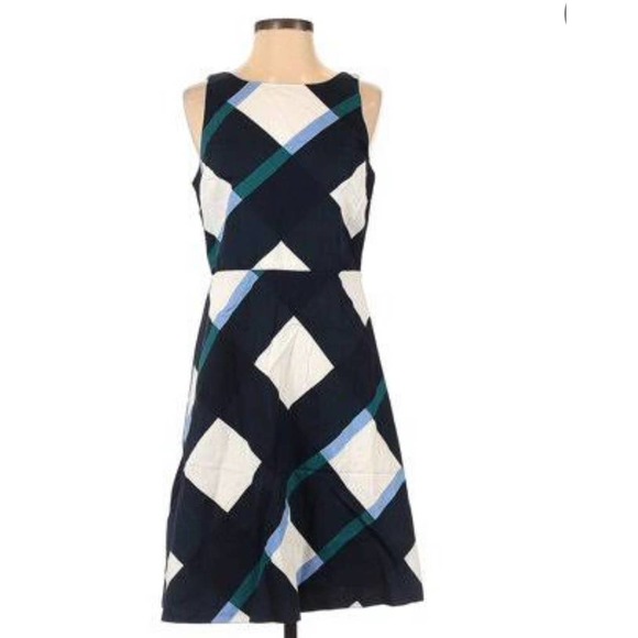 Ann Taylor Factory Dresses & Skirts - NWT Ann Taylor Factory Geometric Design Cotton/Linen Lined Dress (Size 6P)